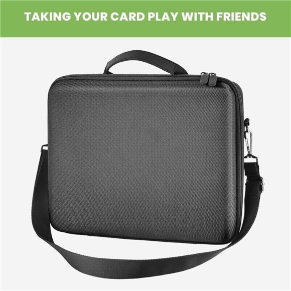 Card Storage Case for Trading Cards, 2000+ Card Deck Box, Card Holder (Grey) - Picture 4 of 7